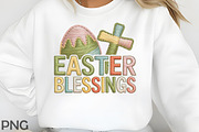 Easter Faux Embroidery Patchwork PNG, a Seasonal Illustration by RobertsArt (Thumbnail 7 of 7)