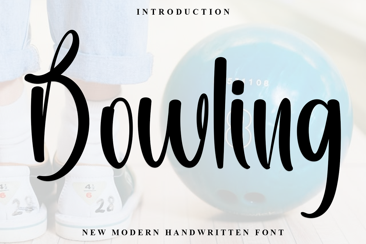Bowling, a Handwritten Font by InermediaSTUDIO (Photo 1 of 8)