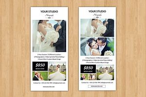 Photographer Rack Card, a Card Template by Template Shop