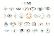 Watercolor evil eye - Nazar, a Decorative Illustration by Slastick (Thumbnail 2 of 5)