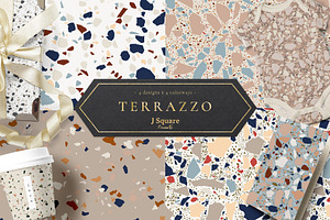 Terrazzo Pattern JPG EPS