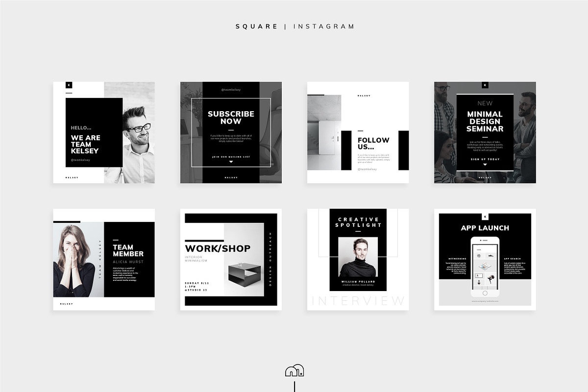 Social Media Pack - Kelsey, a Social Media Template by bilmaw creative (Photo 2 of 11)