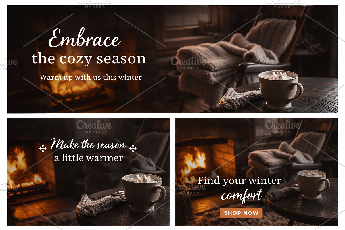 Winter Cabin Serenity | Stock Photo, a Holiday Photo by Aura Canyon HQ (Photo 3 of 15)