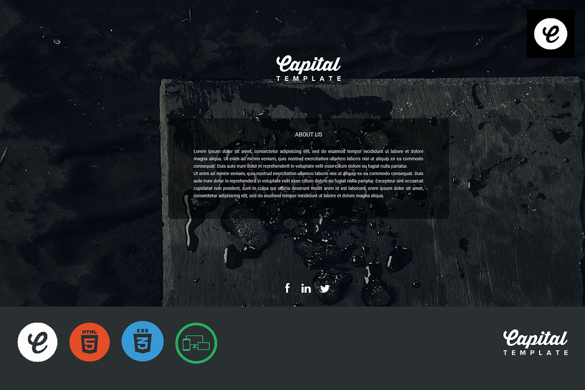 Sable - Coming Soon Template, a Landing Page Template by CapitalTemplate (Photo 4 of 4)