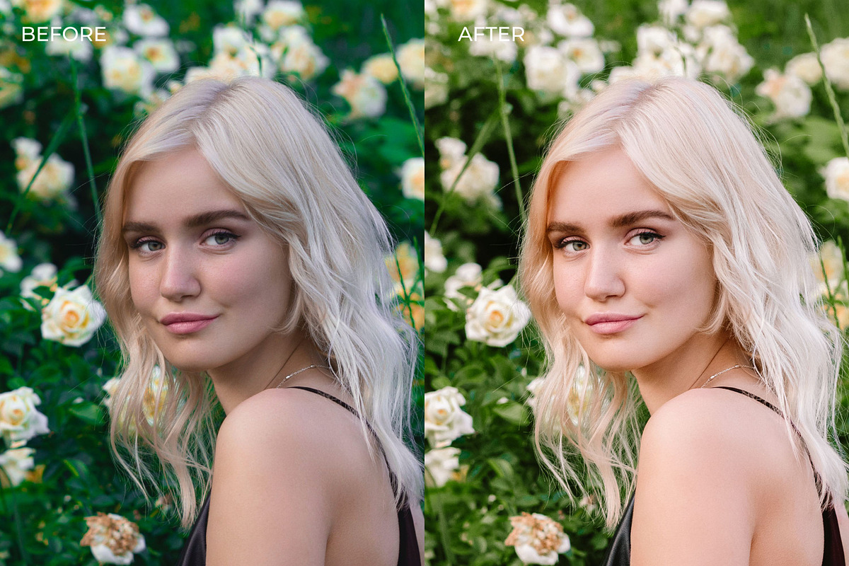 5 SPRING BLOSSOM LIGHTROOM PRESETS, an Action Add-On by Emma Kate Creative (Photo 7 of 10)
