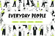 Everyday People Graphic Illustration, a Person Illustration by Bend Brand Design (Thumbnail 1 of 8)
