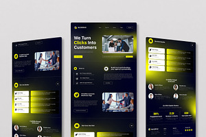 Marketing Agency Landing Page Design, a Landing Page Template by MightyDesign