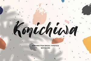 Konichiwa Handbrush Font