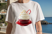 Christmas Cake Sublimation Clipart B, an Illustration by SVGArt (Thumbnail 7 of 8)