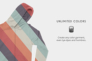 Zip-Up Hoodie Sweatshirt Mockups, a Hoody Mockup by Photific (Thumbnail 5 of 5)