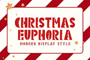 Christmas Euphoria, a Blackletter Font by Yoga Letter (Thumbnail 1 of 6)