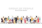 Group of people set. Diversity, a Person Illustration by Stafeeva (Thumbnail 2 of 4)