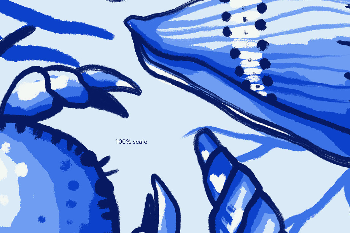 Nautical Delft Blue Collection, a Pattern Graphic by ArtPavo (Photo 4 of 12)
