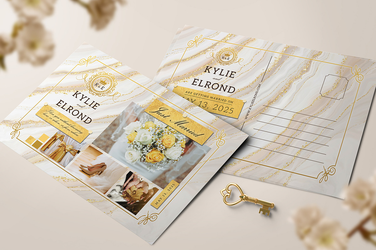 Royal Collage Invitation, an Invitation Template by Aarley Kaiven