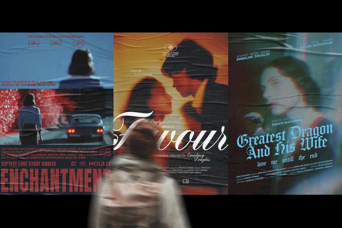 Romantic Movie Posters Collection, a Poster Template by pixelbuddha.net (Photo 4 of 7)