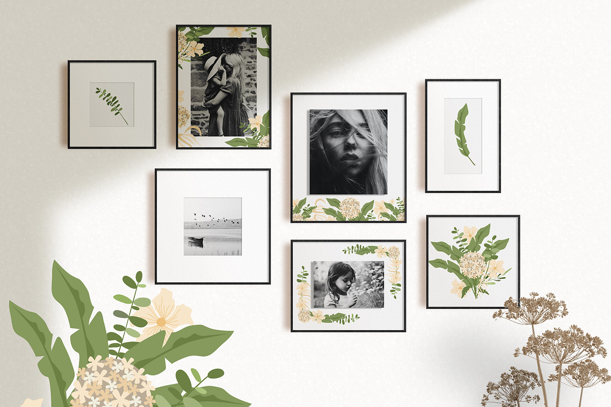 Poem of Flowers Design Set, a Decorative Illustration by WildStrawberry Magic (Photo 12 of 23)