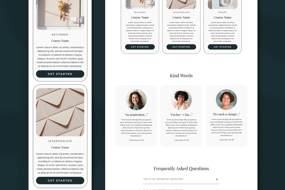 Sawyer Kajabi Theme preview 6
