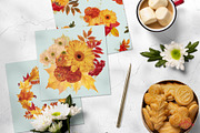 Golden | Watercolor Autumn set, a Decorative Illustration by Tanya Vollar (Thumbnail 3 of 14)
