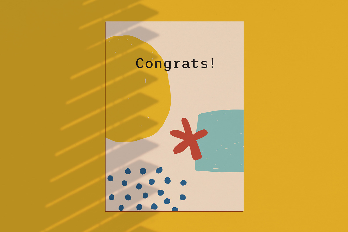 Congrats - Greeting Cards Collection, a Graphic by Bakulina Art (Photo 3 of 17)
