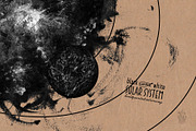 Solar System with gouache and ink, an Illustration by Andrea Tardivo (Thumbnail 2 of 16)