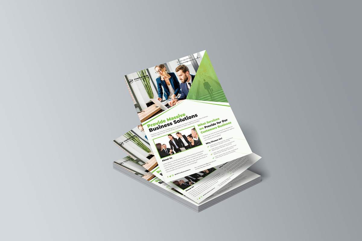 Business Flyer Template PSD Word, a Flyer Template by Madhabi Studio (Photo 4 of 5)