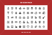 Zero waste icons, an Outline Icon by Wencory (Thumbnail 1 of 2)