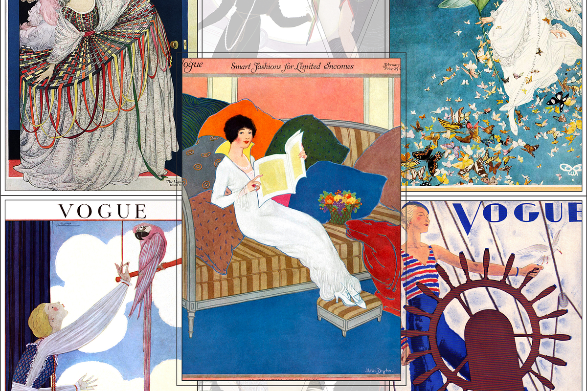 Vintage Vogue Magazine Covers, a Beauty & Fashion Photo by Timeless Artwork Co (Photo 6 of 7)