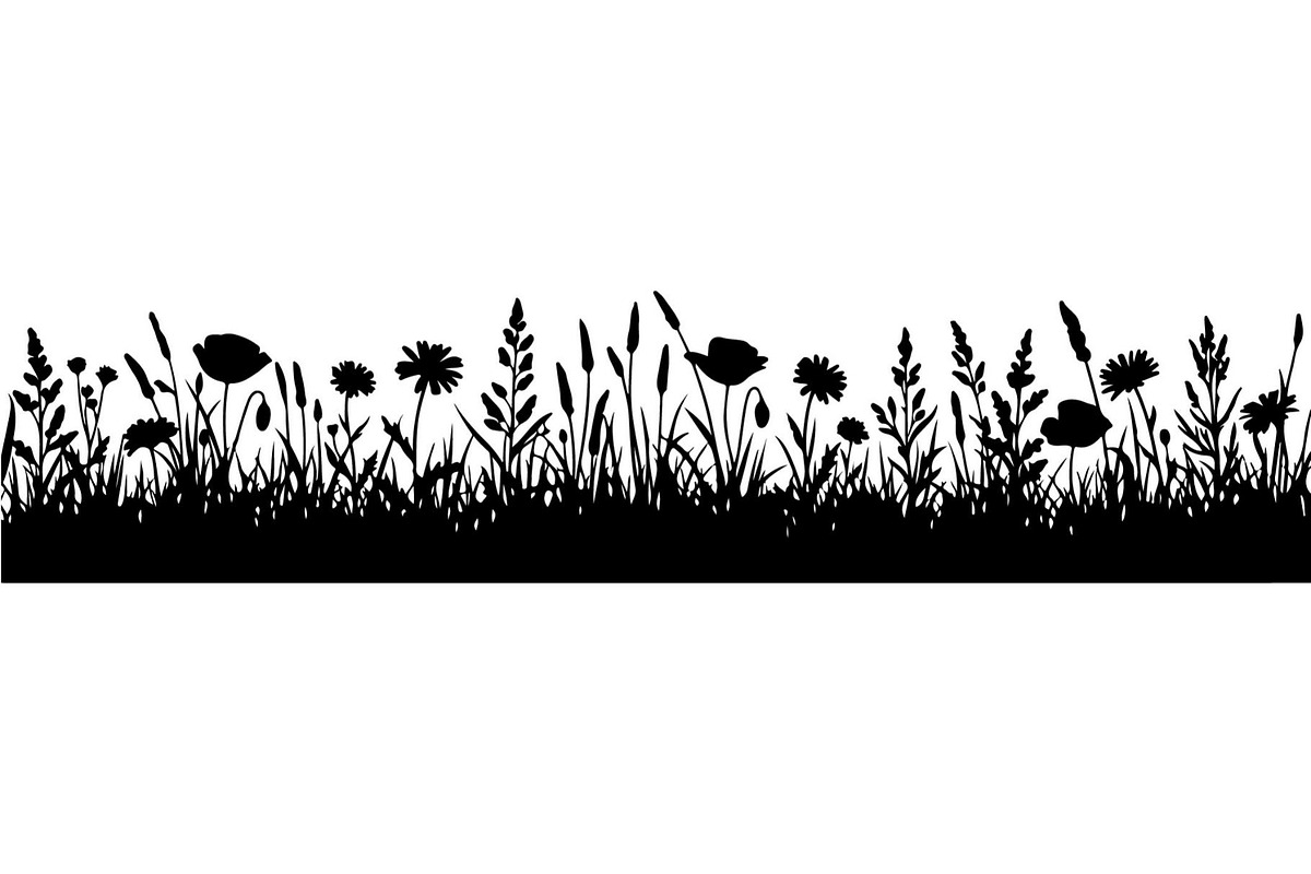 Wildflower Meadow Silhouette, an Object Graphic by Creativeshirt (Photo 9 of 20)
