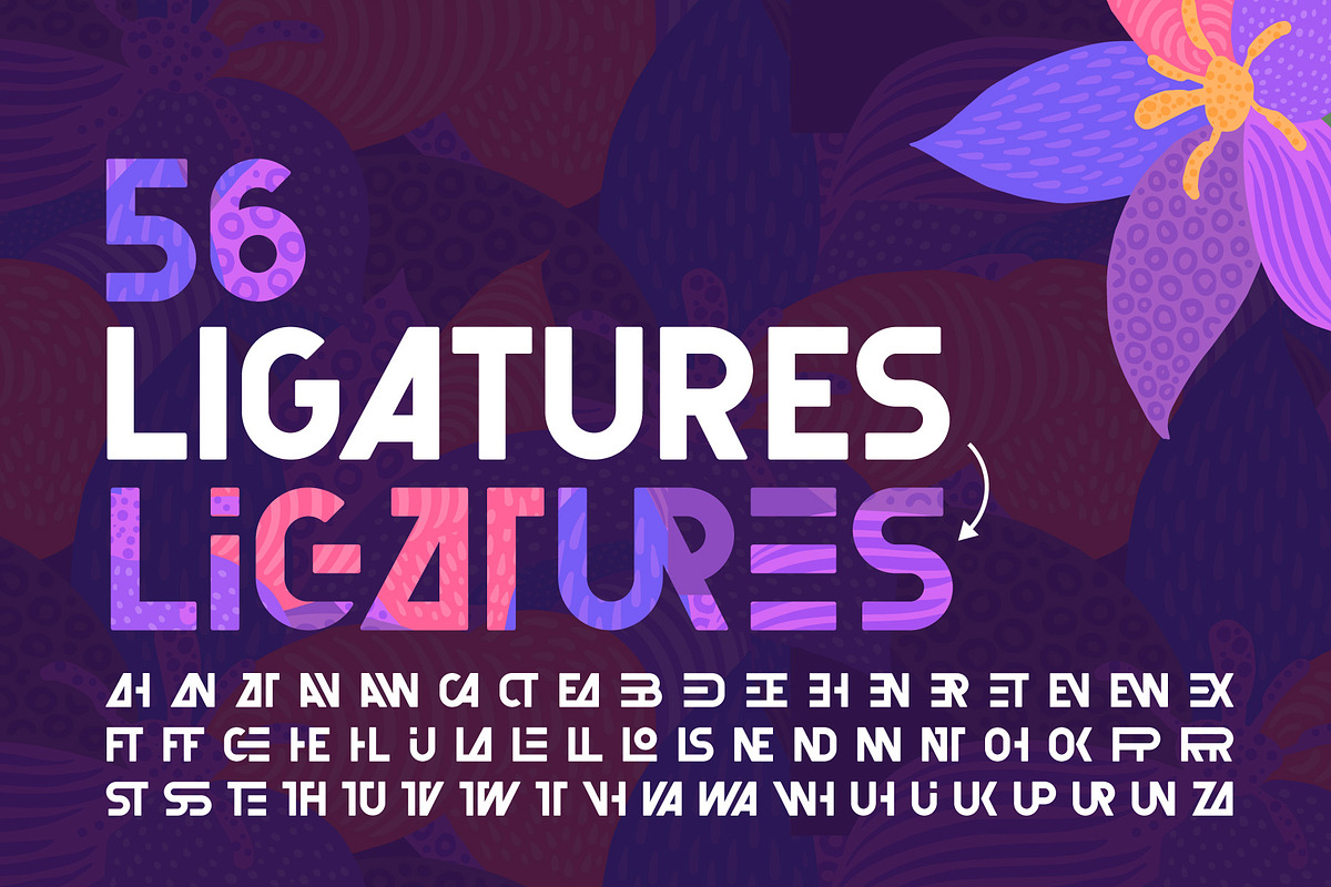 Florry font & graphics. preview 6