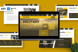 Military - Military Keynote, a Presentation Template by Deepslide Studio