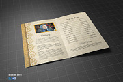Memorial Funeral Program Template, a Brochure Template by Madhabi Studio (Thumbnail 4 of 5)