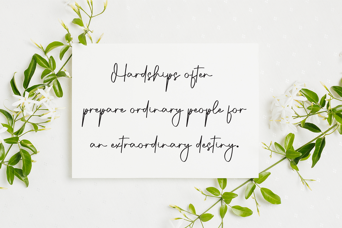 Hailey | Script Font, a Handwritten Font by Scratchones (Photo 3 of 9)