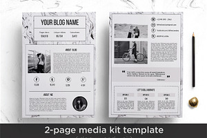 Modern media kit template