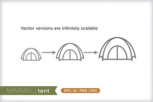 Minimal Tent Icons