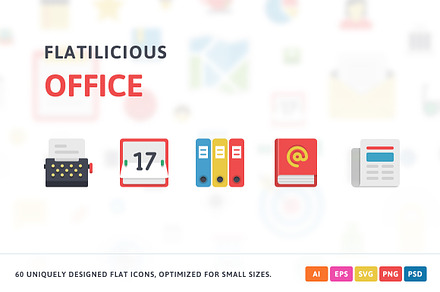 Office Flat Icons