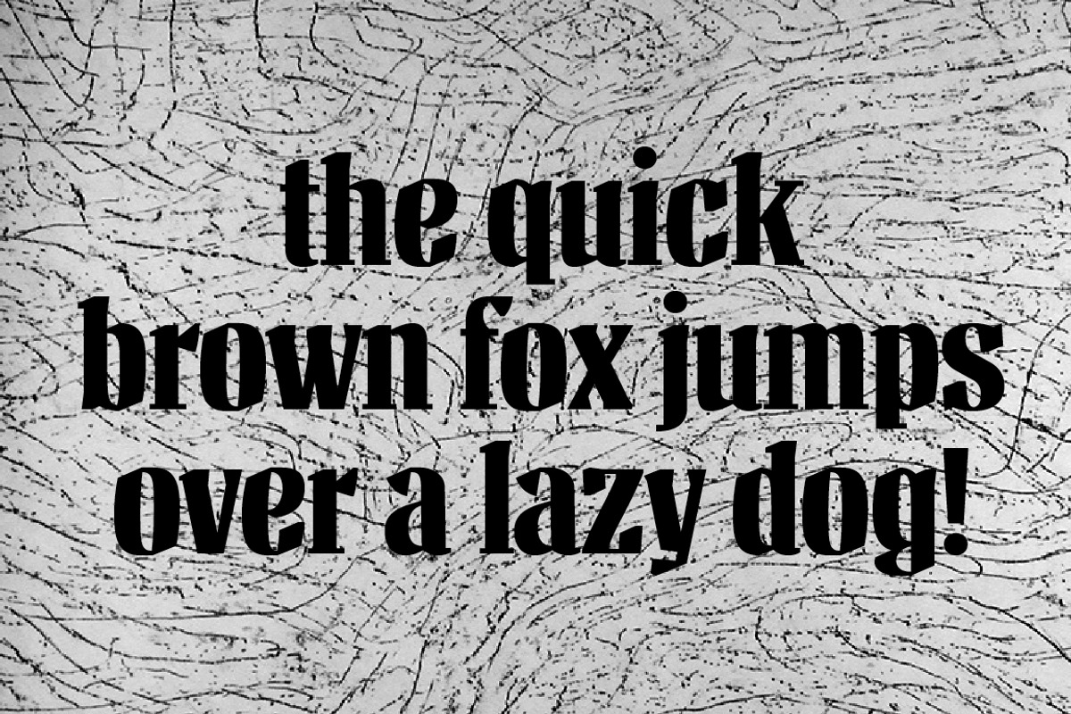 Headline Font preview 3