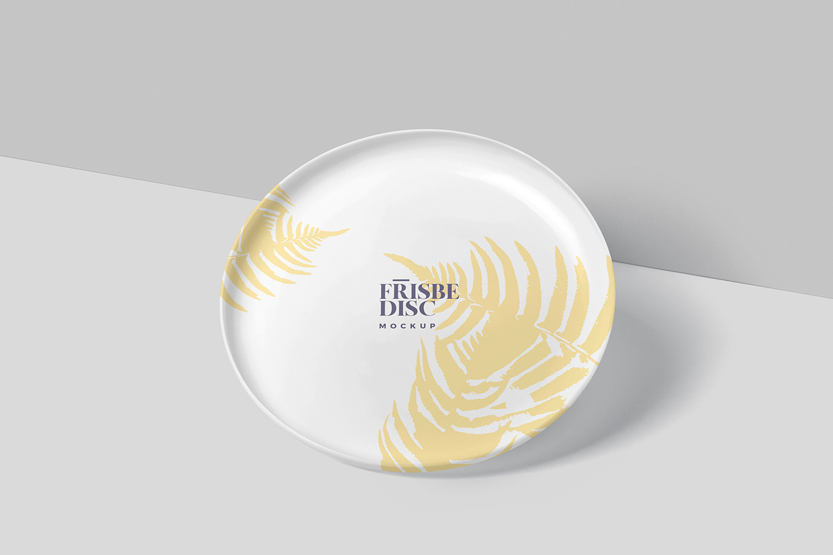 Frisbee Mockups, a Product Mockup by GfxFoundry