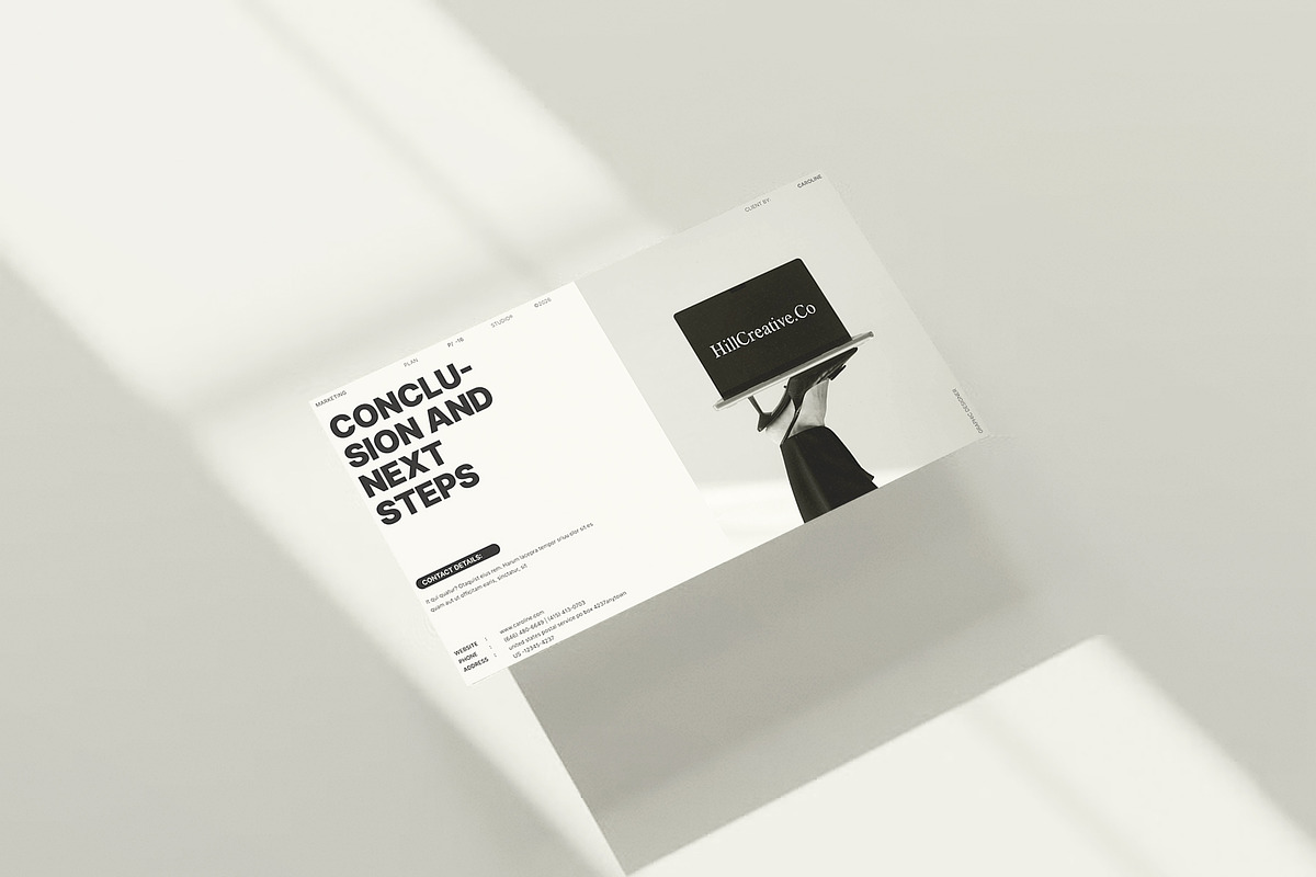 Marketing Plan Presentation Template, a Presentation Template by Studio Monova (Photo 7 of 13)