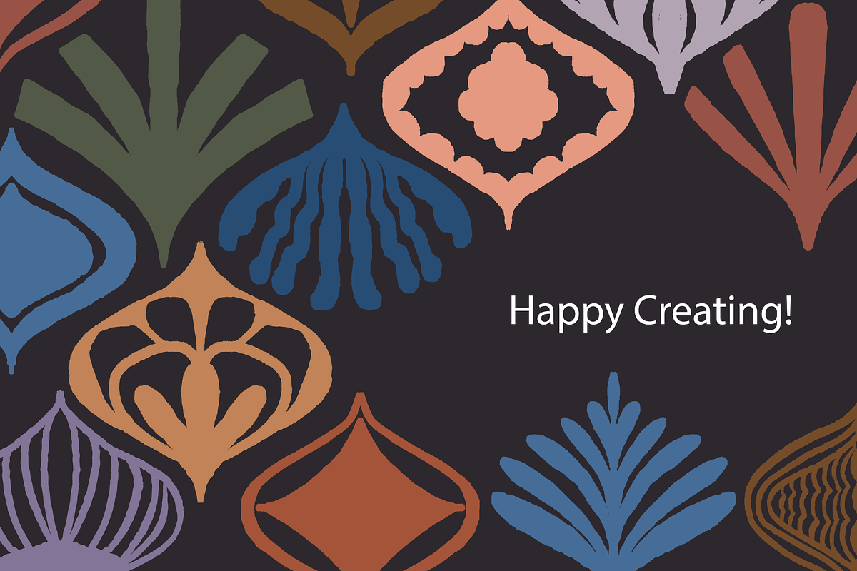 Quirky Ogee Motifs and Patterns, a Decorative Illustration by Sweet Fig (Photo 12 of 12)