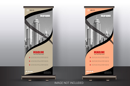 Rollup Banner Template Bundle, a Poster Template by hkmonir