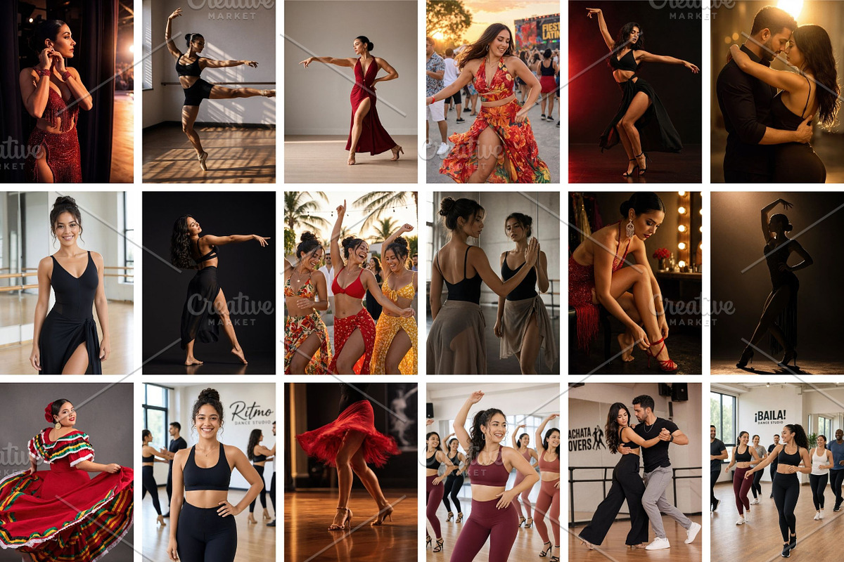 Latina Dance Stock Photos Bundle, a Person Photo by Selenique Studio (Photo 7 of 9)