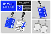 ID Card Mockup, a Product Mockup by Bartama Graphic (Thumbnail 1 of 3)