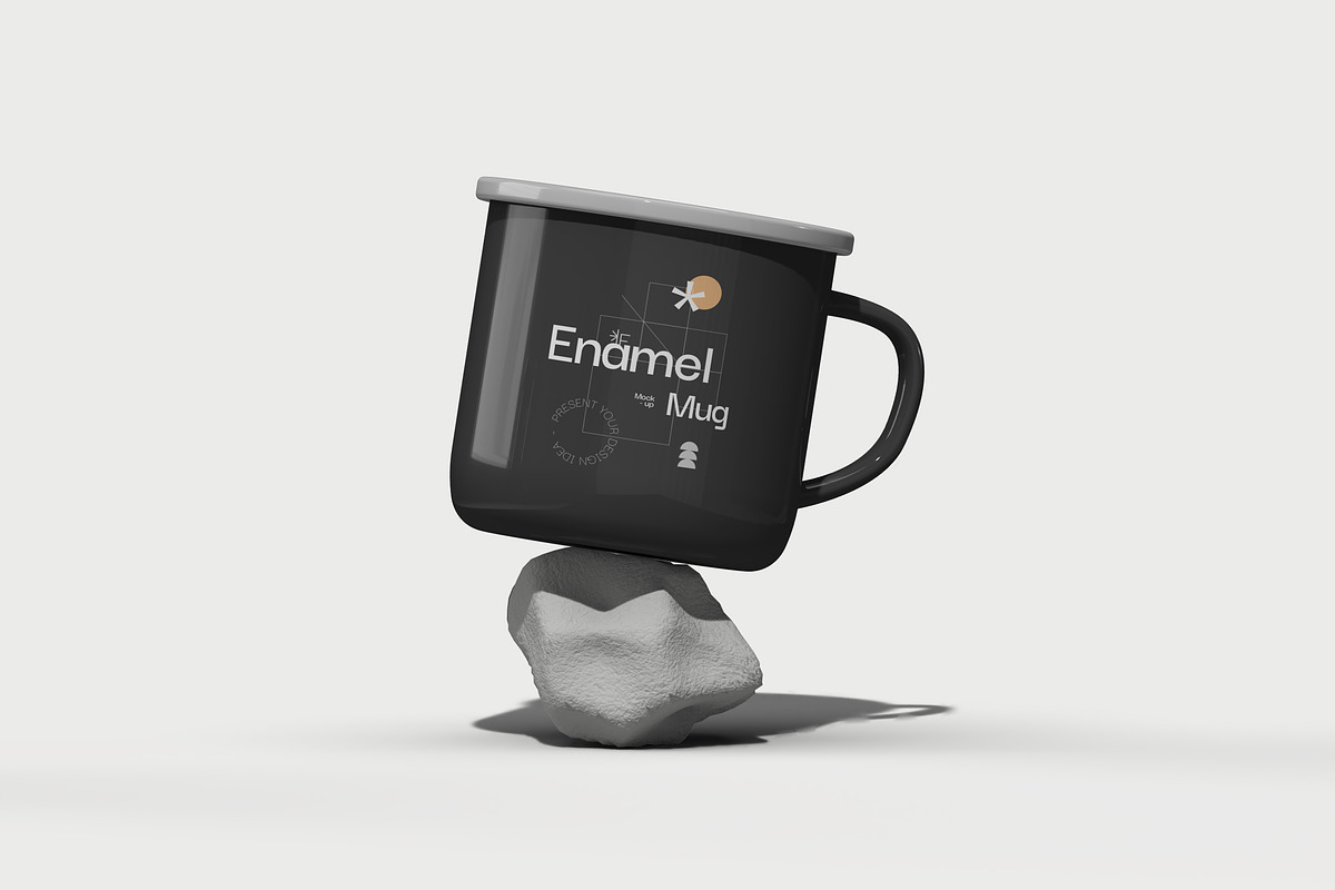 Enamel Mug Mockups, a Product Mockup by fakhroo (Photo 1 of 3)
