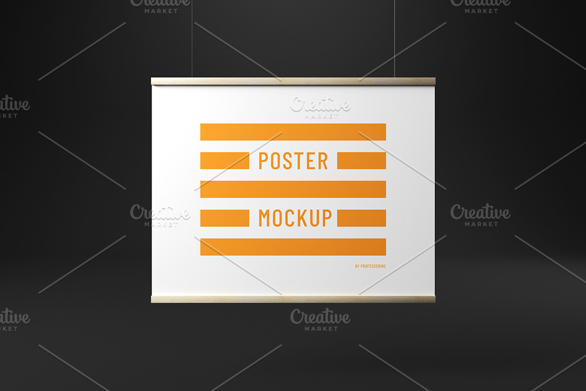 Poster / Art Mockup Set, a Print Template by professorinc (Photo 5 of 6)