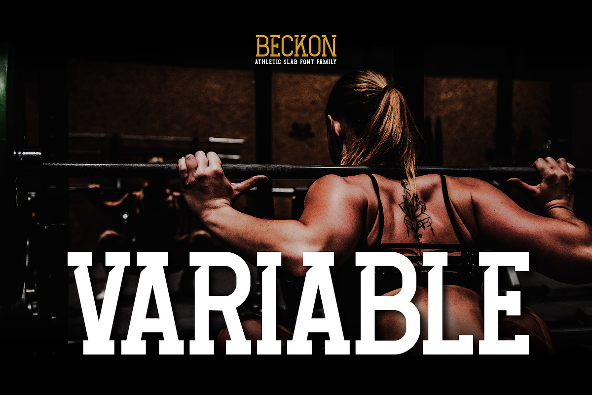 Beckon, a Slab Serif Font by Burntilldead (Photo 7 of 10)
