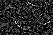 Pattern on the theme of cosmetics, a Pattern Graphic by Olga Chuklay (Thumbnail 4 of 4)