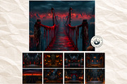 Harvest Ritual Horror RPG Backdrops, a Seasonal Illustration by ThatsDesignArt (Thumbnail 15 of 18)