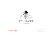 Dry Cleaning Logo Design, a Branding & Logo Template by YUDesignStore (Thumbnail 1 of 5)