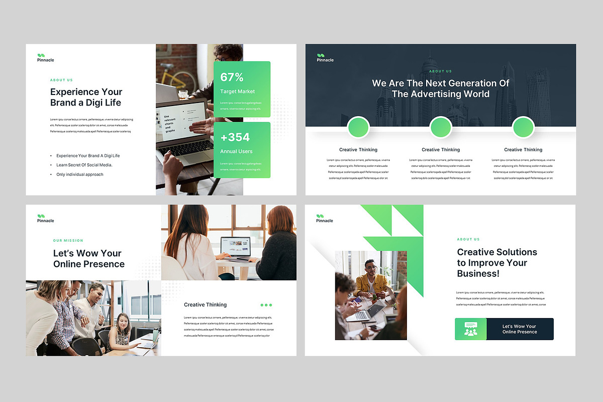 PINNACLE - Business Powerpoint, a Presentation Template by rgbryand (Photo 4 of 9)