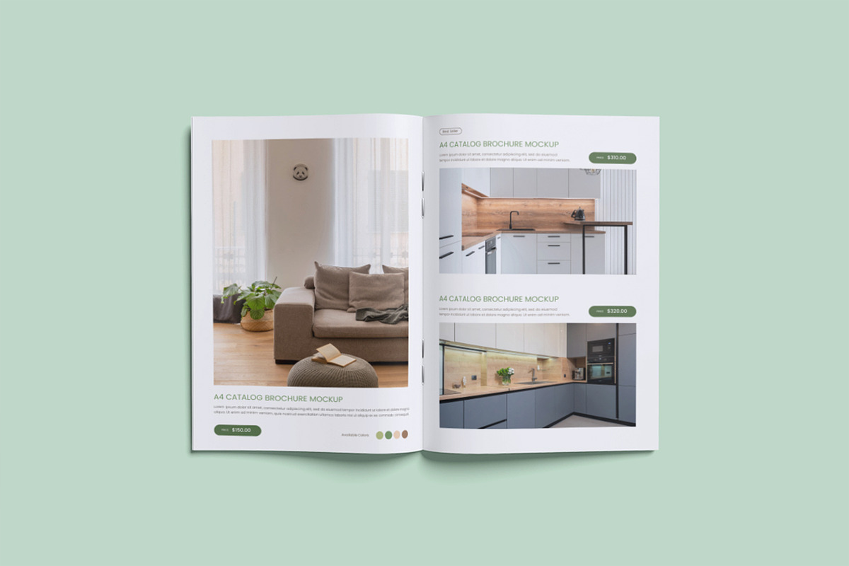 A4 Catalog Mockup, an Advertising Mockup by xavier_studio (Photo 4 of 5)